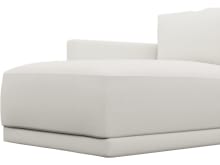 Haven Tribute Ice Left Arm Facing Chaise Module color Tribute Ice
