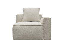 Riley Apt Boucle Ivory Slip Cover color Boucle Ivory
