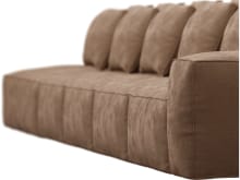 Riley Tribute Chestnut Modular Sofa - 1x Arm, 4x Armless, 1x Left Terminal color Tribute Chestnut