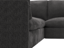 Willow California Charcoal Corner Sofa - 5 Seater color California Charcoal
