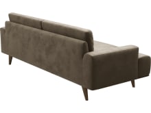 Dane Tribute Walnut Sofa - 3 Seater color Tribute Walnut