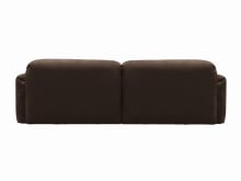 Clarence Muse Chocolate Sofa - 4 Seater color Muse Chocolate