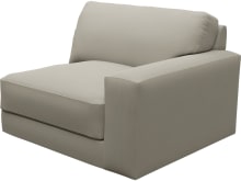 Monica Plaza Natural Right Arm Facing Chair Module color Plaza Natural