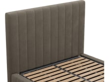 Brentwood Gas Lift Bed Muse Mink color Muse Mink