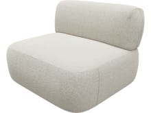 Beckett Boucle Ivory Sofa Module Armless color Boucle Ivory