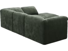 Kai Muse Forest Modular Sofa - 4 Seater and Ottoman color Muse Forest