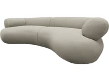 Colette Plaza Natural Sofa - 3 Seater color Plaza Natural