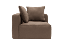Riley Apt Muse Chocolate Module Corner color Muse Chocolate