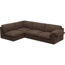 Ludlow Muse Chocolate Sofa - 4 Seater LAF Terminal color Muse Chocolate