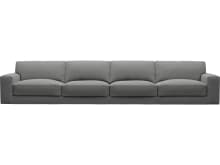 Monica Maya Flint Sofa - 4 Seater color Maya Flint