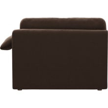 Ludlow Muse Chocolate Right Arm Facing Chair Module color Muse Chocolate