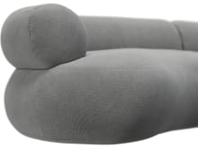 Colette Maya Flint Sofa - 3 Seater color Maya Flint