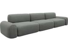Beckett Tribute Storm Modular Sofa - 3 Seater color Tribute Storm