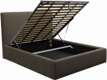Willow Gas Lift Bed Muse Mink color Muse Mink