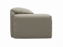 Clarence Plaza Natural 2 Seat Left Arm Facing Sofa Module color Plaza Natural