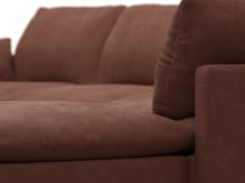 Willow Muse Rust Modular Sofa - 6 Seater RAF Terminal color Muse Rust