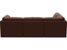 Emily Modular Sofa Muse Rust - 5 Piece color Muse Rust