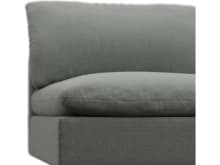 Willow Tribute Storm Armless Sofa Module color Tribute Storm