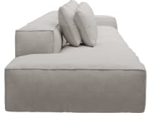 Riley Avon Mineral Modular Sofa - 1x Arm, 3x Armless, 1x Left Terminal color Avon Mineral