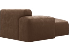 Copenhagen Tribute Chestnut Left Arm Facing Chaise Module color Tribute Chestnut
