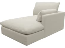 Willow Muse Flax Chaise Right Arm Facing Sofa Module color Muse Flax