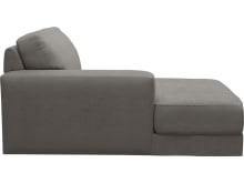Monica Isla Soft Grey Left Arm Facing Chaise Module color Isla Soft Grey