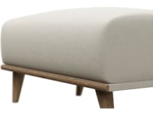 Dane Muse Flax Ottoman color Muse Flax
