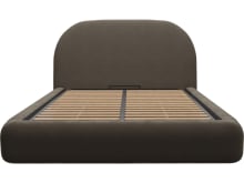 Capri Gas Lift Bed Muse Mink color Muse Mink
