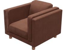 Hayes Muse Rust Armchair color Muse Rust