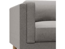 Hayes Boucle Pumice Sofa - 2 Seater color Boucle Pumice