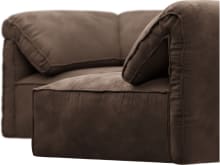 Kai Muse Chocolate Modular Sofa - 5 Seater color Muse Chocolate