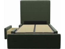 Aria Muse Forest Left Drawer Storage Bed color Muse Forest