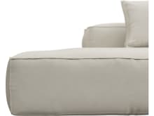 Riley Toorak Pearl Modular Sofa - 1x Arm, 3x Armless, 1x Left Terminal color Toorak Pearl