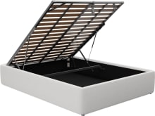 Leo Gas Lift Bed Base Muse Frost color Muse Frost
