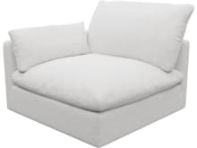 Willow Noa Fog 1 Seat Left Arm Facing Sofa Module color Noa Fog