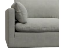 Willow Toorak Pebble Modular Sofa - 4 Seater color Toorak Pebble