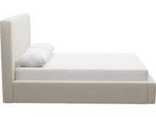 Felix Gas Lift Bed Boucle Ivory color Boucle Ivory