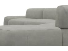 Beckett Toorak Pebble Modular Sofa - 7 Piece color Toorak Pebble
