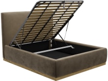 Haven Gas Lift Bed Tribute Walnut color Tribute Walnut