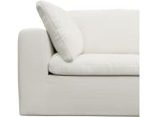 Cloud Deep Tribute Shell Modular Sofa - 3 Seater Chaise color Tribute Shell