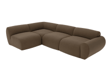 Malmo Blaze Mocha Sofa - 4 Seater LAF Terminal color Blaze Mocha