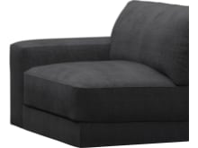 Monica Plaza Flint Grey Left Arm Facing Chair Module color Plaza Flint Grey