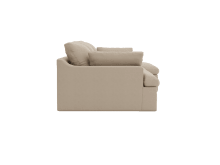 Retreat Blaze Latte Chaise Sofa - 3 Seater color Blaze Latte