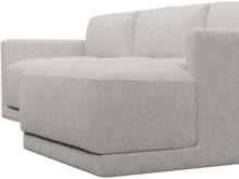 Haven Apt Avon Mineral Chaise Sofa color Avon Mineral