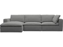 Cloud Deep Maya Flint Modular Sofa - 3 Seater Chaise color Maya Flint