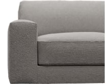 Monica Boucle Pumice Left Arm Facing Chair Module color Boucle Pumice