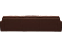 Monica Muse Rust Chaise Sofa - 3 Seater color Muse Rust