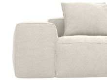 Riley California Ivory Modular Sofa - 1x Arm, 4x Armless, 1x Right Terminal color California Ivory