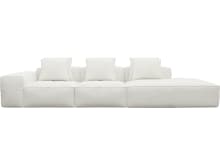 Riley Tribute Shell Modular Sofa - 1x Arm, 2x Armless, 1x Right Terminal color Tribute Shell
