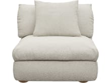 Tully Sofa Modules Slip Covers Boucle Ivory color Boucle Ivory